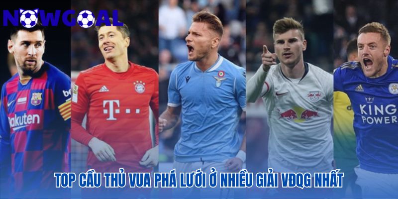 Các cầu thủ ghi bàn ở nhiều giải đấu khác nhau nhất